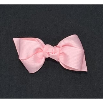 Pink (Light Pink) Grosgrain Bow - 3 Inch